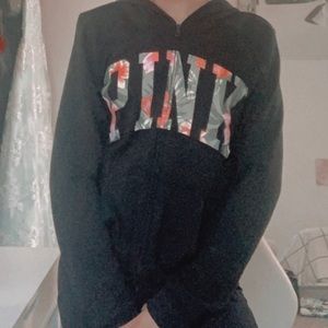 VS PINK ZIP UP